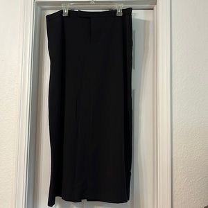 Eddie Bauer Black Trouser Skirt Size 16